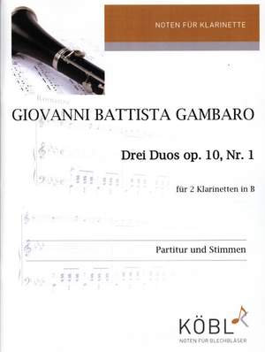 Gambaro, G B: Duo op.10,1