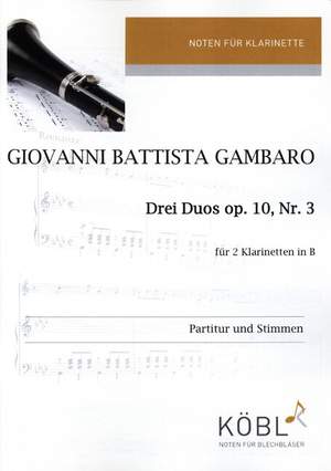 Gambaro, G B: Duo op.10,3