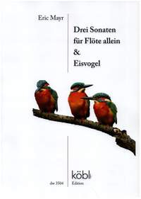 Baumann, E: 3 Sonaten für Flöte allein und Eisvogel