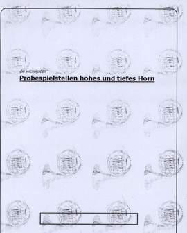 Pflaum, M: Probespielstellen