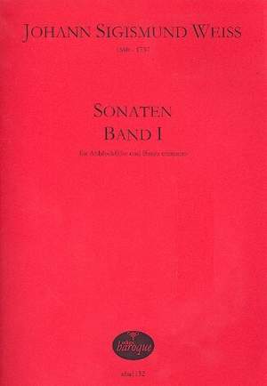 Weiss, J S: Sonaten Band 1 für Altblockflöte