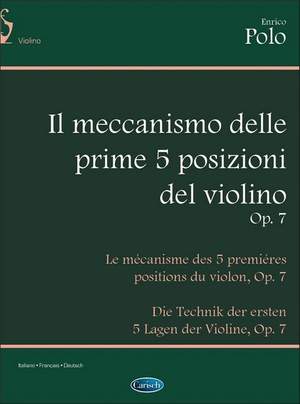 Polo, E: Meccanismo delle 5 prime posizioni op. 7