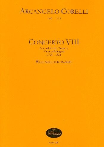 Corelli, A: Concerto grosso op.6,8