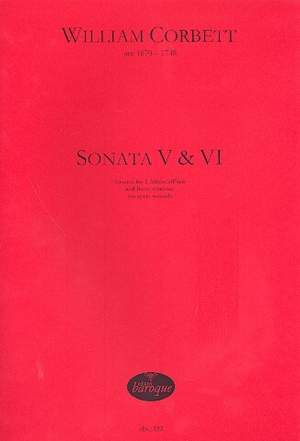 Corbett, W: Sonata op.2,5 und op.2,6 für