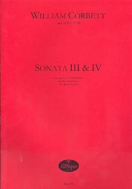 Corbett, W: Sonata op.2,3 und op.2,4 für