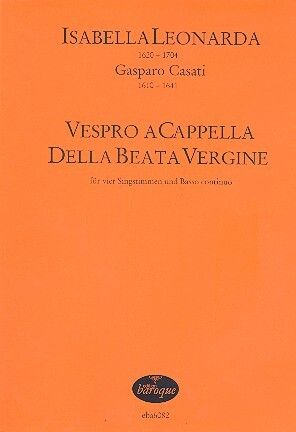 Leonarda, I: Vespro a cappella della beata vergine op.8