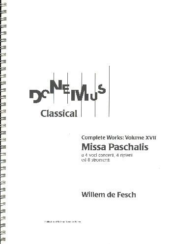 Fesch, W d: Missa paschalis
