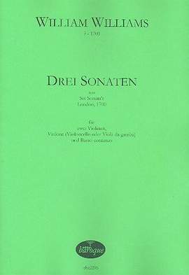Williams, W: 3 Sonaten (Nr.1, 3 und 5)