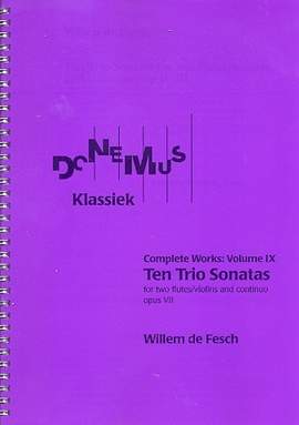 Fesch, W d: 10 Trio Sonatas op.7