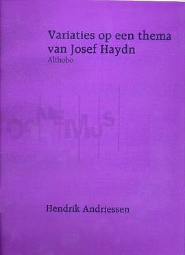 Andriessen, H: Variations on a Theme by Josef Haydn