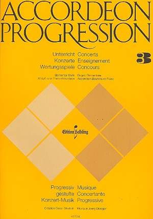 DRAEGER, J: Accordeon Progression Band 3