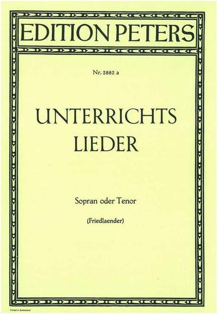 Unterrichtslieder