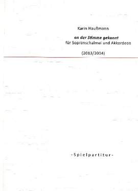 Haußmann, K: An der Stimme gekannt