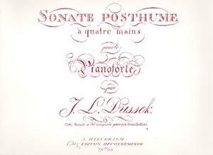 Dussek, J L: Sonate posthume