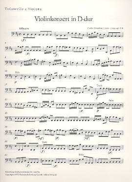 Tessarini, C: Konzert D-Dur op.1,4