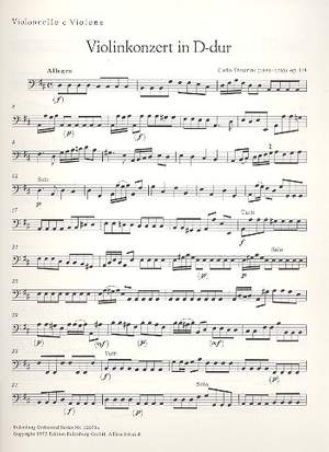 Tessarini, C: Konzert D-Dur op.1,4