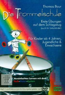 Baur, T: Die Trommelschule Band 1 (+DVD)
