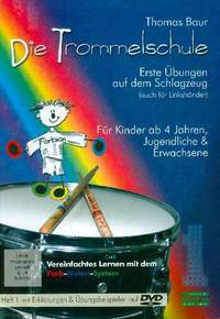 Baur, T: Die Trommelschule Band 1 (+DVD)