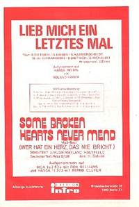 Grabowski, G: Lieb mich ein letztes Mal und Some broken Hearts