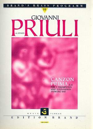 Priuli, G: Canzon prima a 6 für 3 Trompeten