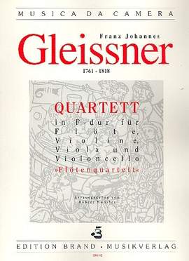 Gleissner, F: Quartett F-Dur für Flöte