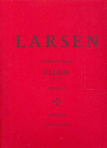 Larsen, C: Elegie op.1