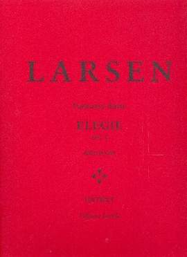 Larsen, C: Elegie op.1