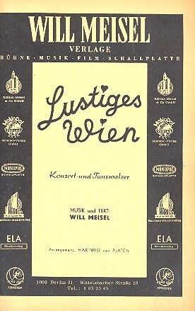 Meisel, W: Lustiges Wien: für Blasmusik
