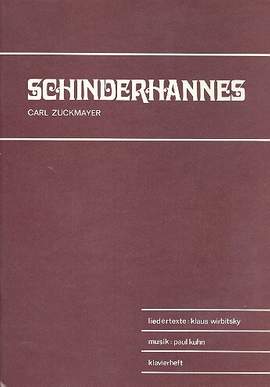 Kuhn, P: Schinderhannes Klavierauszug