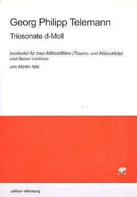 Telemann, G P: Sonate d-Moll für 2 Altblockflöten