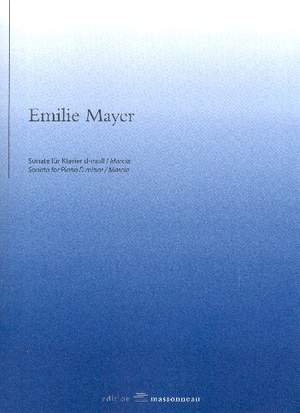Mayer, E: Sonate d-Moll