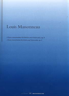 Massonneau, L: 3 Duos concertantes op.9 für Violine