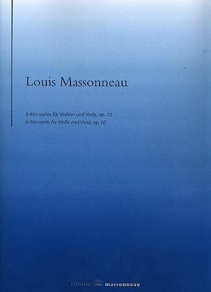 Massonneau, L: 6 Airs variés op.10