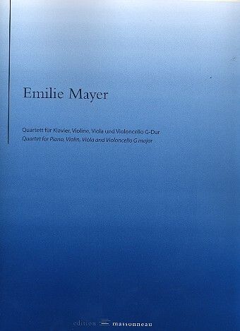 Mayer, E: Quartett G-Dur