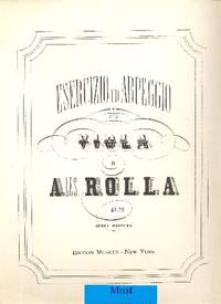Rolla, A: Esercizo ed Arpeggio