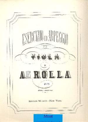 Rolla, A: Esercizo ed Arpeggio