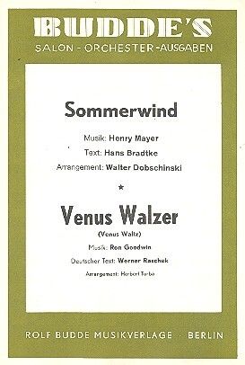 Mayer, H: Sommerwind und Venus Walzer: