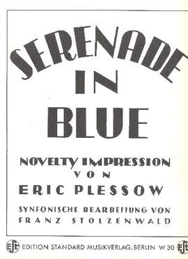 Plessow, E: Serenade in Blue