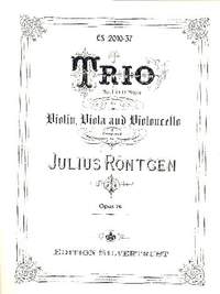Roentgen, J: Trio in D Major no.1 op.76