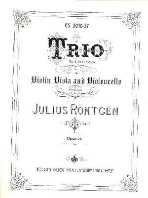 Roentgen, J: Trio in D Major no.1 op.76