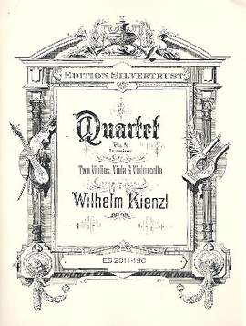 Kienzl, W: String Quartet in c Minor no.2 op.99