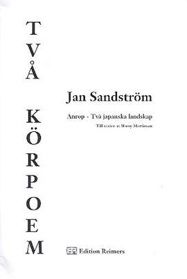 Sandstroem, J: Anrop Tva Japanska landskap