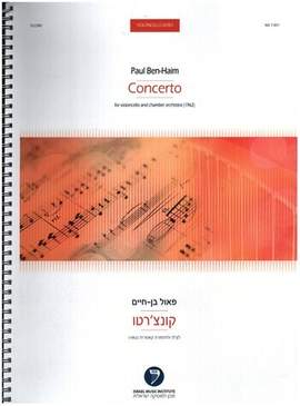 Ben-Haim, P: Concerto for cello and orchestra
