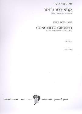 Ben-Haim, P: Concerto grosso