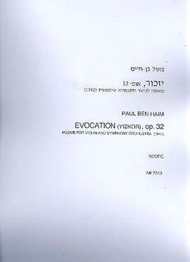 Ben-Haim, P: Evocation op.32
