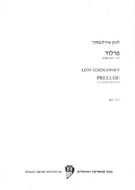 Schidlowsky, L: Prelude