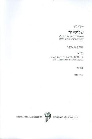 Leef, Y: Trio for clarinet, violin and piano