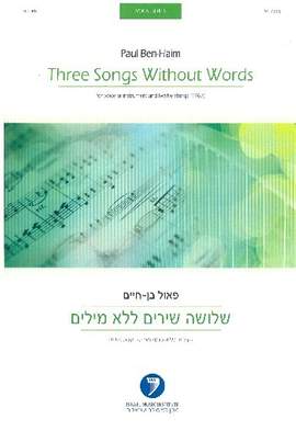 Ben-Haim, P: 3 Songs without Words