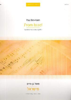 Ben-Haim, P: From Israel Suite for orchestra