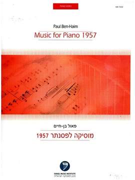 Ben-Haim, P: Music for Piano 1957